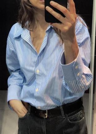 Сорочка у смужку zara