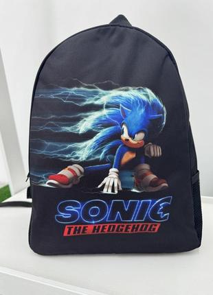 Рюкзак sonic для мальчика среднего размера.