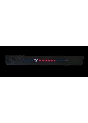 Наклейка на задний бампер карбоновая suzuki все модели и другие марки автомобилей style2
