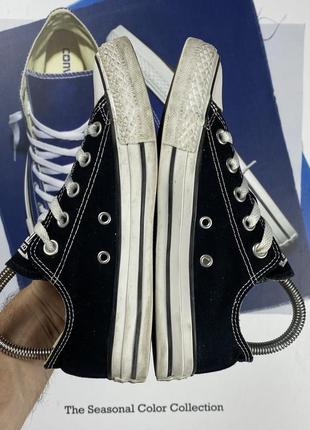 Converse all star кроссовки кеды мокасины 36 размер черные оригинал8 фото