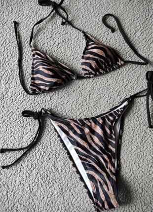 Купальник бикини животный принт