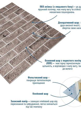 Панель стеновая 3d 700*700*4мм (d) sw-00001992 2
