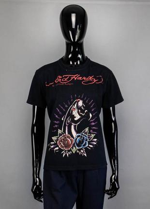 Футболка с принтом ed hardy by christian audigier
