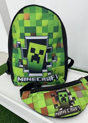Рюкзак minecraft для мальчика.