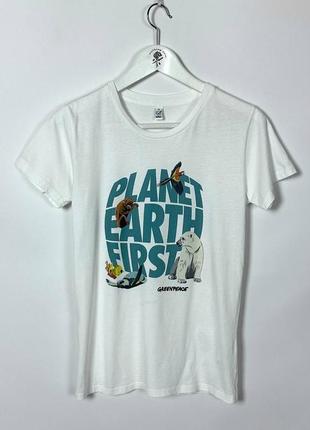 Футболка green peace грен песс сохранность животных