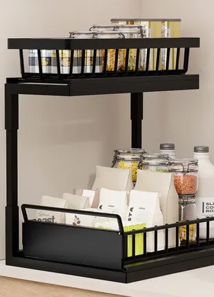 (149) більші органайзери та місця для зберігання під кухонною раковиною, металеві органайзери