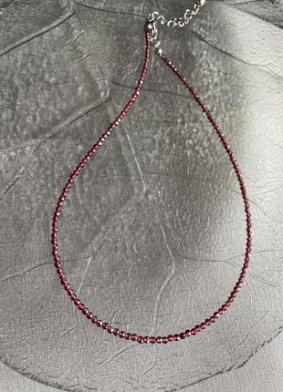 Чокер з гранату