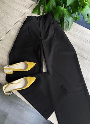 Базовые широкие брюки от h&m