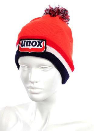 Шапка unox доросла, дитяча, чоловіка, жіноча, унісекс, шапочка тепла з відворотом