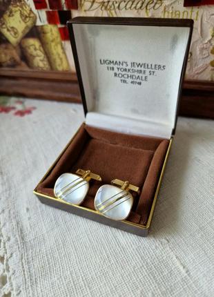 Чарівні запонки, натуральний перламутр