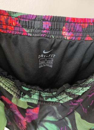 Новые шорты nike dry fit яркий принт в тропические цветы оригинал найк 3