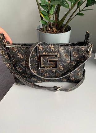 Сумка жіноча guess з довгим та коротким ремінцем оригінал