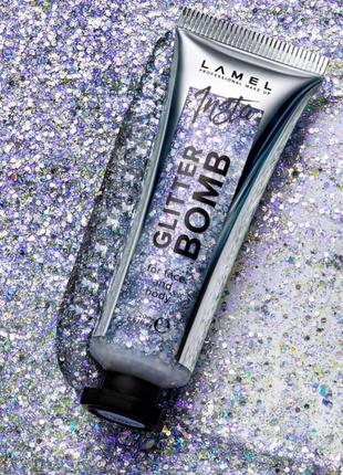 Lamek glitter bomb глиттер для лица и тела