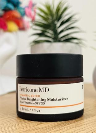 Оригінал зволожувальний крем для обличчя perricone md vitamin c ester photo-brightening moisturizer broad spectrum spf30 оригинал увлажняющий крем