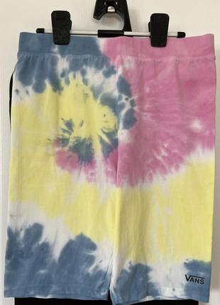 Лосины леггинсы велосипедки vans tie-dye тай-дай