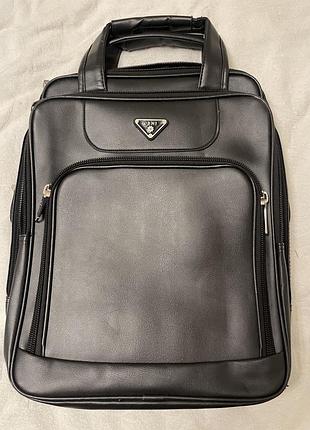 Стильна шкіряна сумка-рюкзак ormi