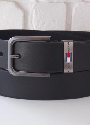 Мужской кожаный ремень tommy hilfiger