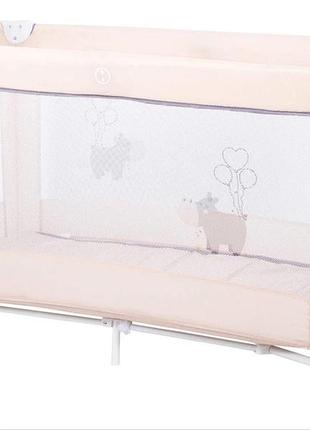 Кровать-манеж детская freeon balloon hippo beige