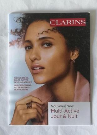 Clarins multi active jour / nuit крем для обличчя денний та нічний, 2*2 мл