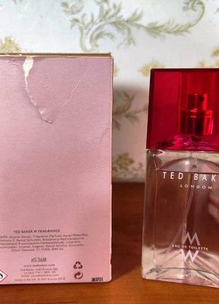 Туалетная вода ted baker, 75 мл (редкость)3 фото