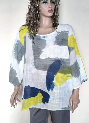 Хлопковая блуза сорочка new collection /10226/