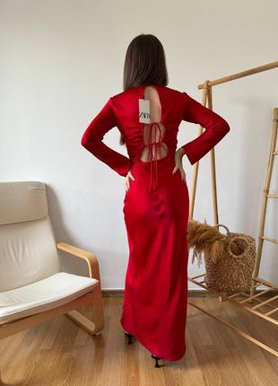 Розкішна атласна сукня limited edition❤️2 фото
