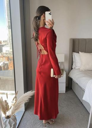 Розкішна атласна сукня limited edition❤️4 фото