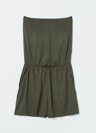 Подростковый ромпер-бандо h&m цвета хаки, xxs
