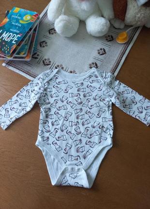 Трикотажний боді на довгий рукав