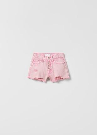 Джинсові шорти шортики zara, джинсовые шорты зара