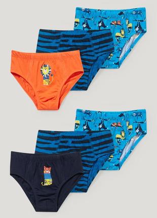 Трусики c&a комплект 6 штук 98-104 см 3-4 роки