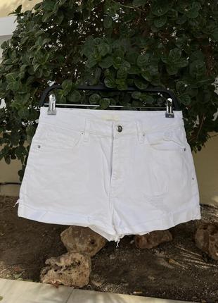 H&amp;m шорты джинсовые белые