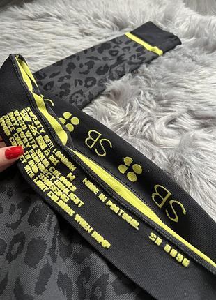 Женская кофта лонгслив в рубчик sweaty betty лего леопардовая для бега занятий спортом5 фото