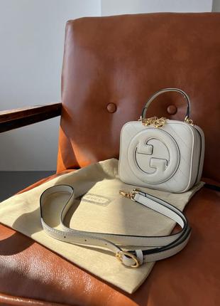 👜 gucci blondie leather shoulder bag1 фото