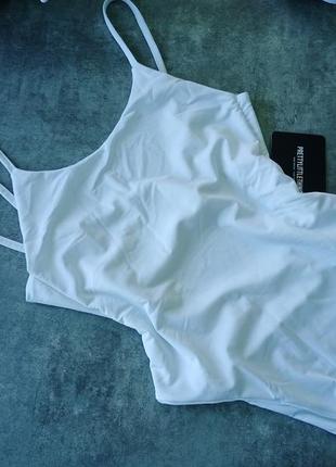 Новый купальник белый