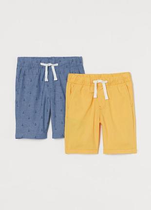 Коттоновые летние шорты h&m
