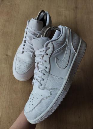 Фирменные мужские кожаные кроссовки nike jordan , оригинал, р.44.