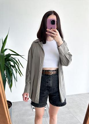 Оверсайз сорочка zara