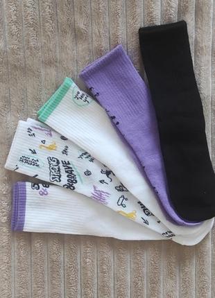 Високі шкарпетки sinsay (5 пар) 38-39 розмір3 фото