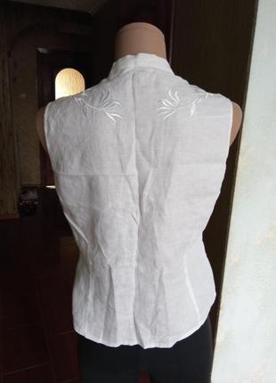 Классная укороченная рубашка с вышивкой3 фото