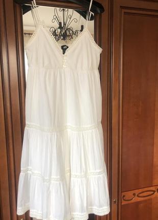 Сарафан айворі на підкладці.