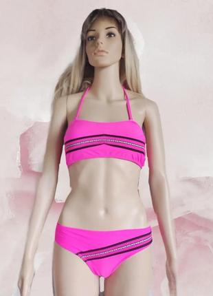 Купальник с топом подростковый 8-16 лет 128-176 рост №103