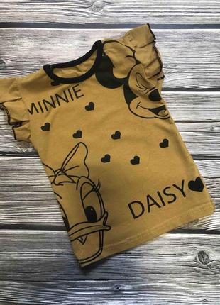 Футболка микимаус на девочку 2-3 года