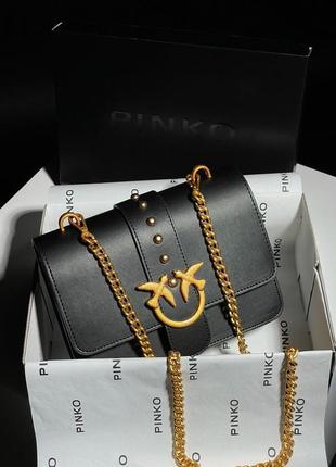 Сумка женская в стиле pinko classic love bag icon simply black