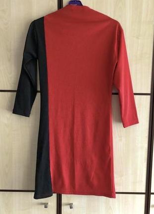 Платье коттоновое в рубчик 6