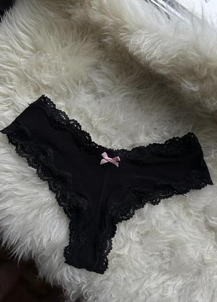Невероятные трусики victoria&rsquo;s secret с шнуровкой на попе
