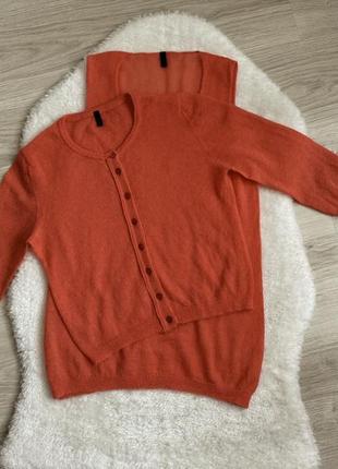 Комплект топ і кардиган benetton вовна 50%