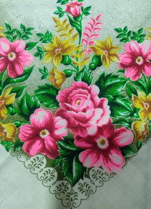 Винтажный платок времен ссср.