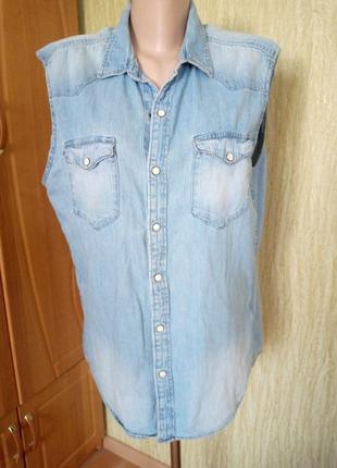 Сорочка джинсова н&м