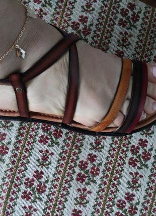 Шкіряні босоніжки 100%натуральна шкіра